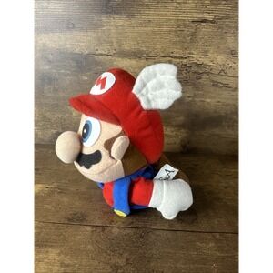 Vintage Nintendo 64 Mario Wing Cap Beanbag Plush Doll (BD&A, 1997) TAGGED Read!!